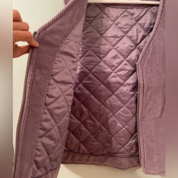 TNA carlaw corduroy purple vest size small oversized - Picture 6 of 11